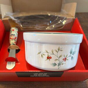 Winterberry Pfaltzgraff Dip Mix Set Vintage